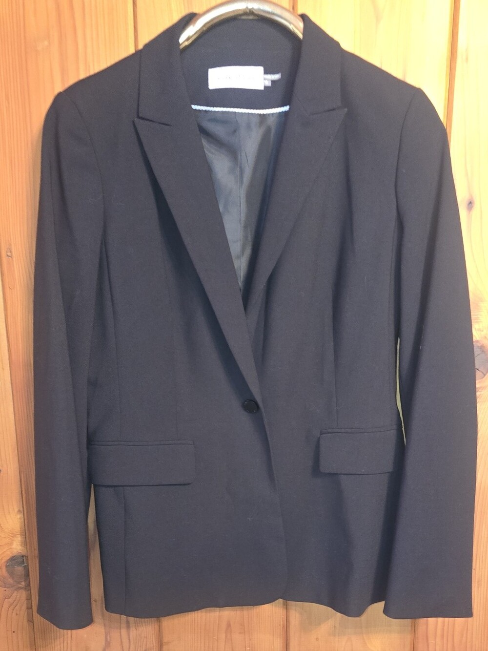 Calvin Klein Black Lined Blazer